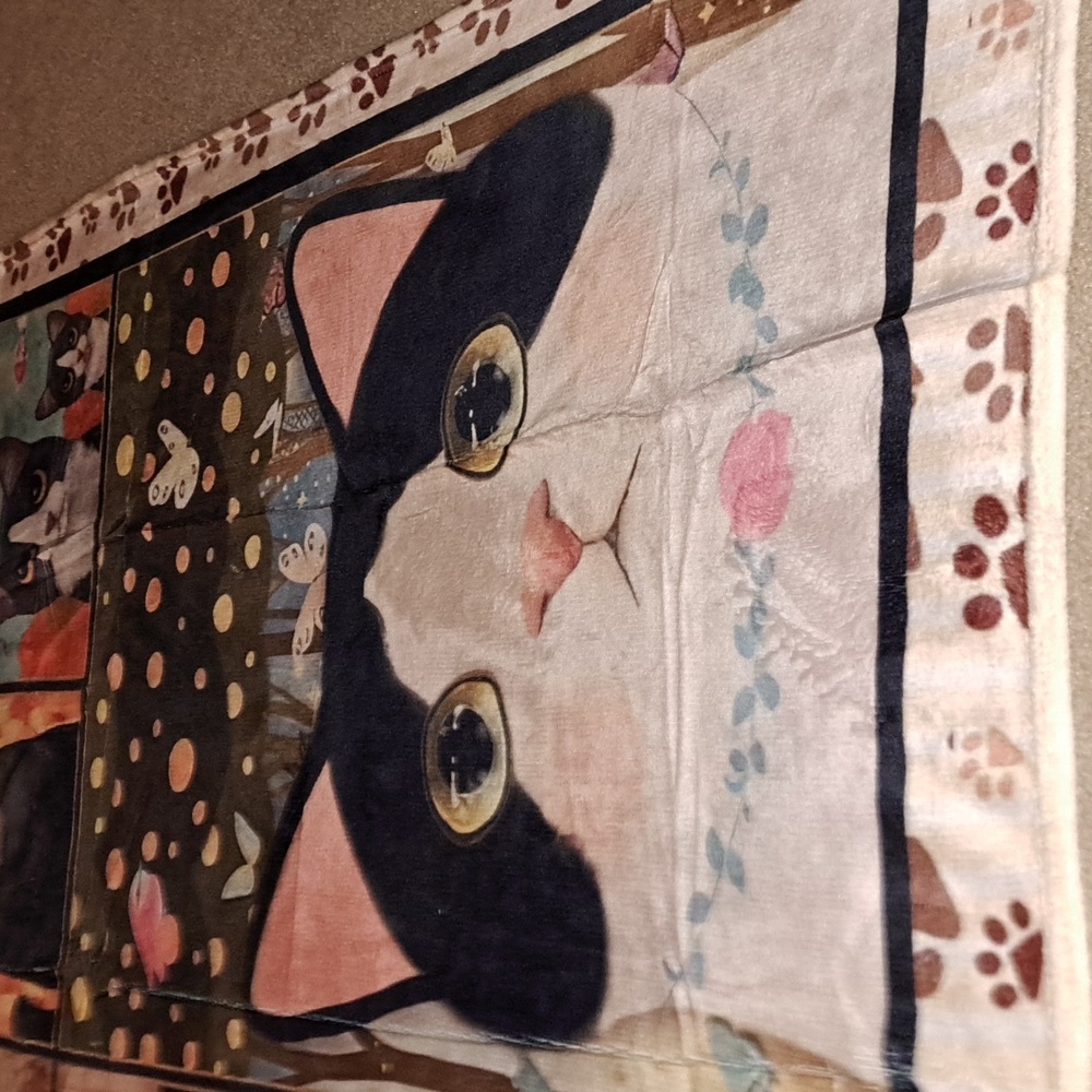👻Cat throw blanket SALE/ BUNDLE ONLY 2or more items - Picture 2 of 7